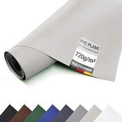 LKW PVC Plane ohne Ösen Plane Abdeckplane Gewebeplane hochwertig matt 720 g/m²Deutsche Qualität✓ reißfest✓ robust✓ 5,55€/m²✓