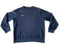 *TOP* Nike Essentials Pullover Sweatshirt Crewneck Vintage L Navy Blau