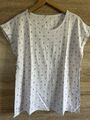 T-Shirt von Esprit Gr. XL Maritim mit Ankern Weiß