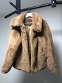 Kunstfelljacke  fake fur Jacke hellbraun 40