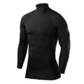 PowerLayer Kompressionsshirt Herren - Compression Shirt Funktionssshirt Langarm