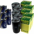 5x Original MANN Ölfilter W 950/18 + 5x SCT Motor Flush Motorspülung