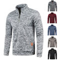 Herren Hoch Pullover Bluse Winter Warm Pullover Langärmelig Freizeit Pullo  #N