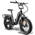 FAFREES 20 Zoll 500W Elektrofahrrad Fatbike 22,5AH 45km/h Kohlefaser e Bike 48V