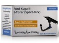 ANHÄNGERKUPPLUNG für Ford Kuga II 13-19 vert. abnehmbar HOOK +13pol E-Satz ECS