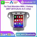 9.7" Android 13 GPS NAVI Für Ford Mondeo 2007-2010 DAB+ KAM Autoradio BT Carplay