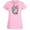 Youth Designz Daisy Damen T-Shirt Print Duck Mouse Maus Ente Minnie Mickey Logo