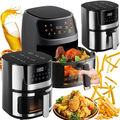  Heißluftfritteuse 6L/8L Air fryer Fritteuse, XXL Heissluftfritteuse, Digitale