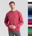 4 Stück Set Fruit of the Loom Herren Basic Raglanärmel Sweatshirt Pullover S-2XL