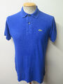 Original Vintage Lacoste Herren blau Poloshirt Größe Medium 38-40" Euro 48-50