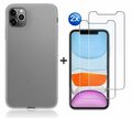 Hülle für iPhone 7 8 SE 2020 X XS XR 11 12 13 14 Pro Max Cover + 2x Schutzglas