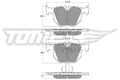 TOMEX Brakes Bremsbelagsatz, Scheibenbremse TX 15-24 für BMW