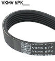 SKF (VKMV 6PK1165) Keilriemen, Keilrippenriemen für RENAULT