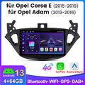 Carplay 4+64G Android13 Nav GPS WIFI DAB+ SWC Autoradio Für Opel Corsa E 2015-19