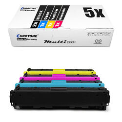 5x Eurotone ECO Patrone XXL für HP Color LaserJet Pro M-274-n