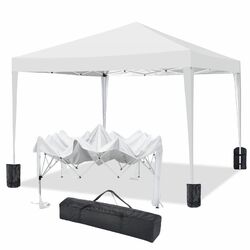 Pavillon Faltpavillon 3x3m Wasserdicht Partyzelt Gartenzelt UV Popup Festzelt DE