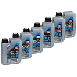 Motoröl Top Tec 4600 5W-30 LIQUI MOLY 6 X 1 Liter für Toyota Vauxhall Volvo VW