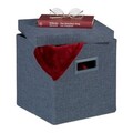 Sitzhocker Falthocker Polsterhocker mit Stauraum Hocker Deckel Sitzwürfel klein