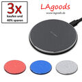 Induktive Ladegerät Qi Wireless Charger SCHNELL Ladestation Kabellos alle Handys