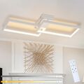 LED Design Deckenleuchte Dimmbar Deckenlampe mit Fernbedienung Wohnzimmer Flur