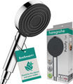 Hansgrohe Pulsify S - Wassersparender Duschkopf 6 L/Min (Ecosmart+), Handbrause 