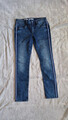 Street One - W25 /L32 Stretchjeans, Blau stonewashed mit Seitenstreifen  NP 79€