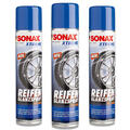 3x SONAX 02353000 XTREME ReifenGlanzSpray Wet look Glanz Reifenspray 400ml