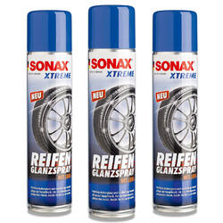 3x SONAX 02353000 XTREME ReifenGlanzSpray Wet look Glanz Reifenspray 400mlWerkstatt-Service verfügbar - Jetzt Termin buchen