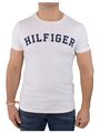 Tommy Hilfiger Herren T-Shirt Kurzarm SS Tee Logo UM0UM00054-100 Weiß S