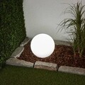 Lindby LED Solarkugel aussen 25cm, mit Erdspieß, Solarlampe  LED Leuchtmittel So