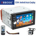 Doppel 2 DIN Autoradio Andriod Apple Carplay CD DVD AM RDS USB Bluetooth AUX Kam