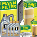 MANN FILTERSET+MOBIL 0W-40 ÖL passend für PORSCHE BOXSTER+CAYMAN 987 2.7-3.4 S