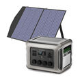 Solargenerator 2500W 2016Wh Powerstation mit 100W Faltbares Solarpanel