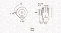 Lichtmaschine Generator Lima MAGNETI MARELLI 063731627010 für OPEL VIVARO X83 2