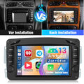 Android 13 Autoradio Carplay GPS NAVI 64GB Für Mercedes Benz C-Klasse W209 W203