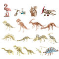 3D Puzzle T-Rex Holzmodell Dinosaurier Flugzeug Tier Kind Lernspielzeuge Jigsaw
