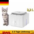 2,2L Intelligent Haustier Trinkbrunnen Katzen Hunde Wasserspender Automatisch