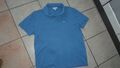 LACOSTE Herren Poloshirt Polohemd  T-Shirt Hemd Polohemd Denim Blau Gr. M 48 50