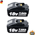 2X 18V/7,0Ah für Makita Akku BL1860 B- 2er Set -197422-4 BL1850 BL1830 Batterie