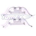 1x Zubehörsatz, Scheibenbremsbelag TOMEX Brakes TX 44-24 passend für BMW