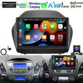 DAB+ Apple Carplay 64GB Android 13 Autoradio GPS NAVI Für Hyundai ix35 2009-2015