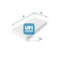 UFI 53.034.00 Innenraumfilter Pollenfilter für FORD FOCUS Kombi (DNW)