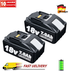 2x 18V 7,0Ah BL1860 Für Makita 1962350 Li-ion BL1815N BL1820 BL1830 Ersatz akku