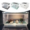 Reptile Feeding Box Hamster Zuchtkäfig Terrarium Tank für Frog Scorpion