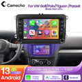 4+64G Android 13 Autoradio Carplay GPS NAVI Für VW GOLF 5 6 Touran Passat Tiguan