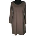 BORIS INDUSTRIES Kleid Gr 48 50 (5) taupe braun langarm