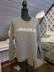 Calvin Klein Damen Pullover grau Gr. 40 aus 1. Hand