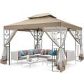 Pavillon 3x3m Gartenpavillon Gartenzelt Partyzelt Stabil Pavilon Pavillion NEU