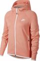 NIKE Tech Fleece Hoodie Sweatshirt FullZip Kapuzenpulli Pullover Damen Koralle S