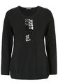 Doris Streich Langarmshirt Art:242 270 99 Schwarz Gr. 44,46,48,50  VP 69,99€